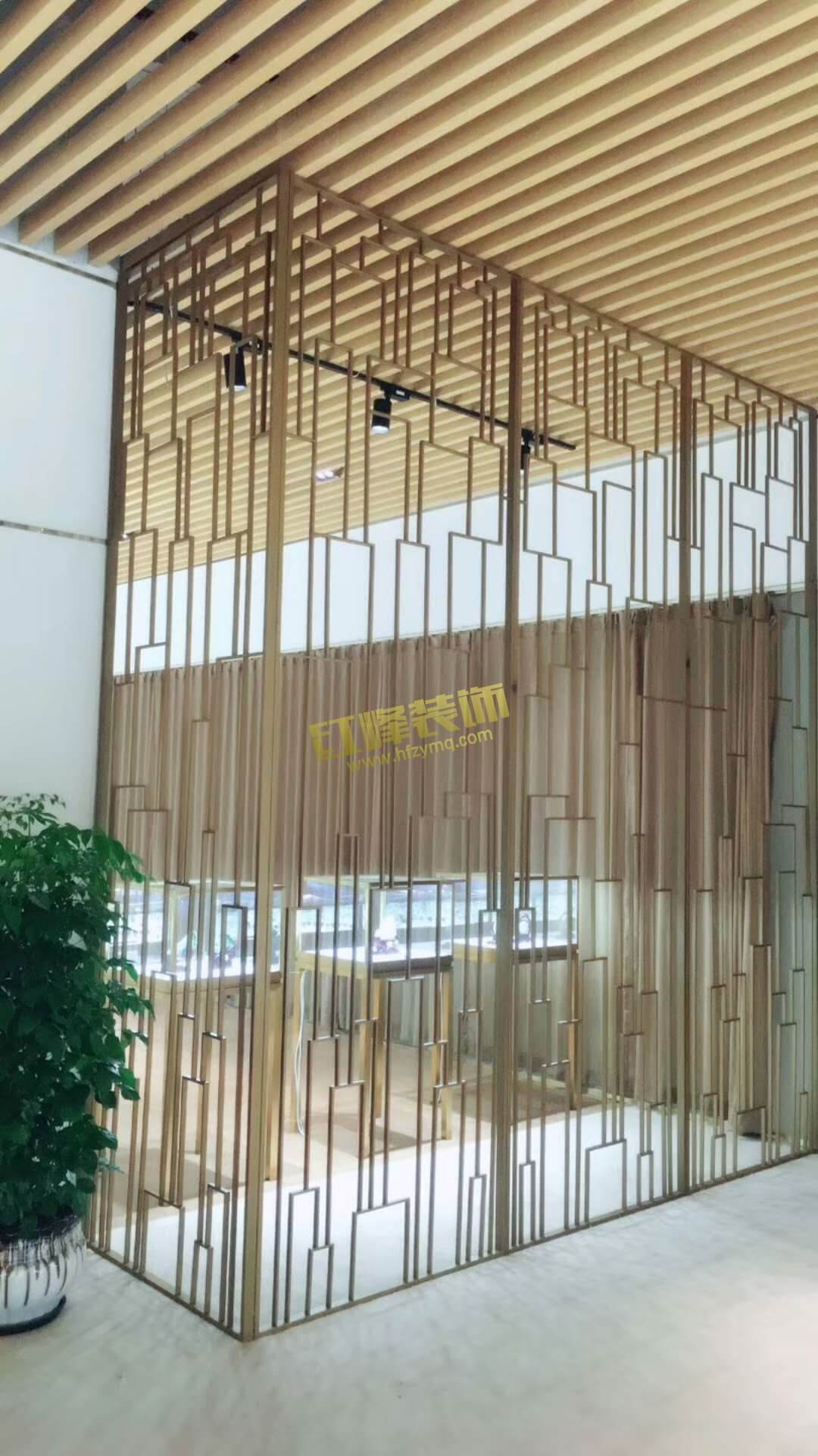 铝双喜铝方通案例-厦门空港自贸 碧凝阁翡翠