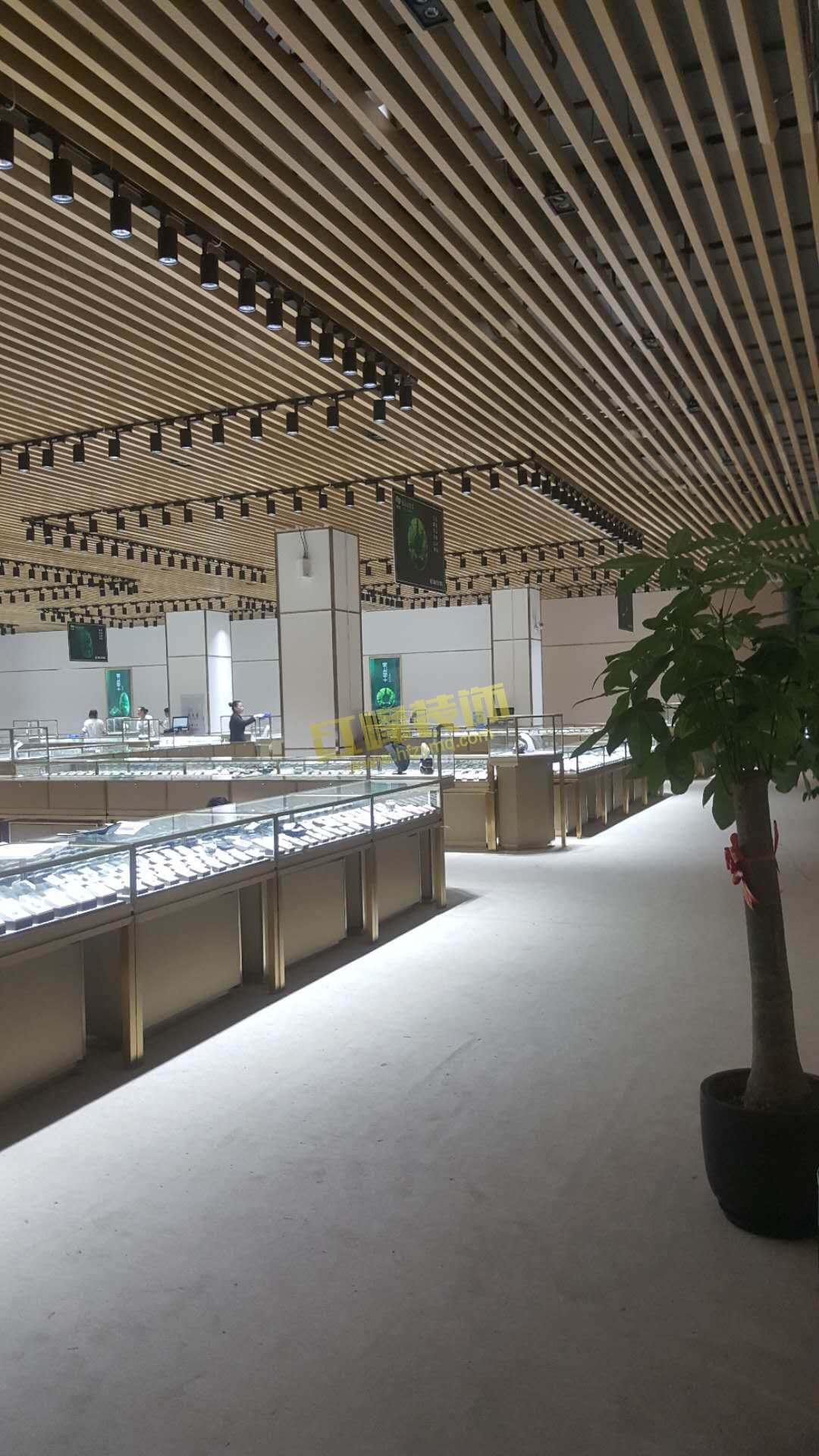 铝双喜铝方通案例-厦门空港自贸 碧凝阁翡翠